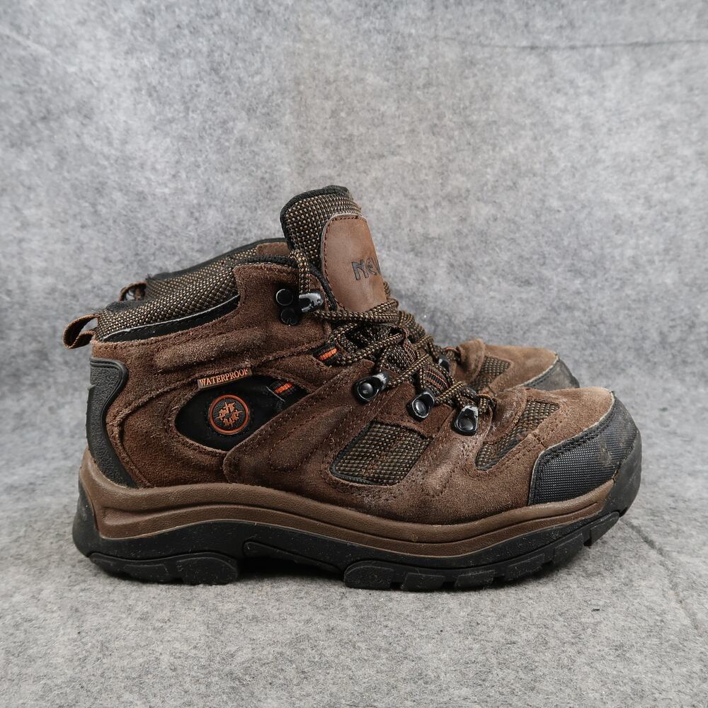 Nevados Shoes Youth 6 Hiking Boots Klondike WP Mid Lace Up Outdoor Trail Brown